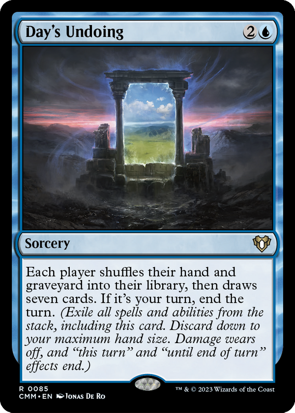 Day's Undoing (CMM-085) - Commander Masters