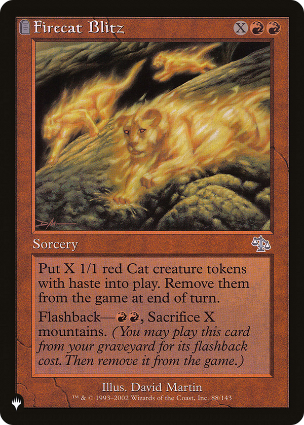 Firecat Blitz (LIST-JUD-88) - The List: (tombstone)