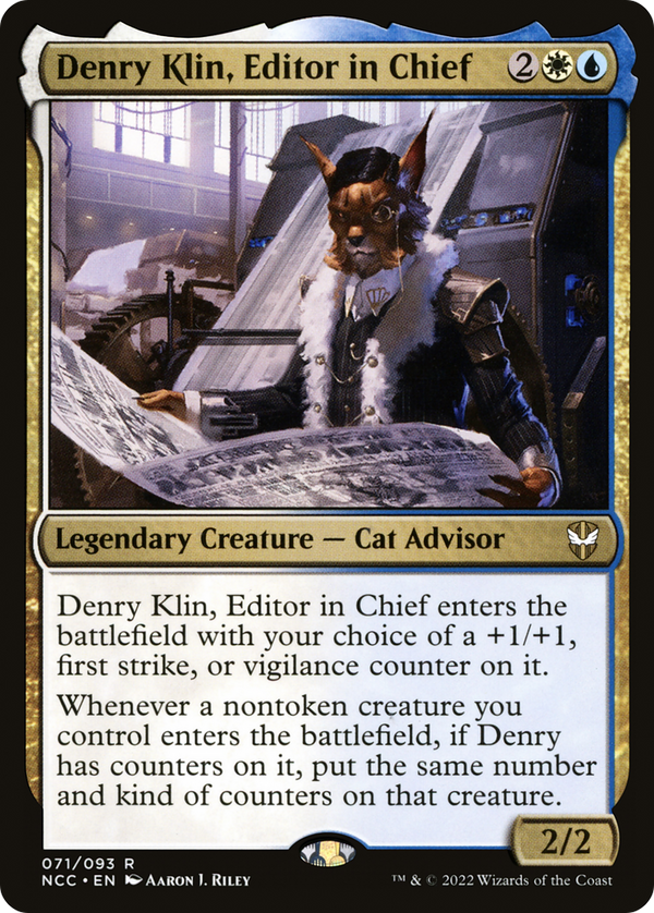 Denry Klin, Editor in Chief (NCC-071) - New Capenna Commander