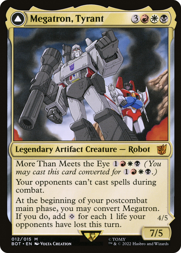 Megatron, Tyrant (BOT-012) - Transformers: (convertdfc) Foil