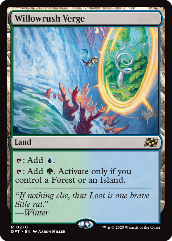 Willowrush Verge (PPDFT-270) - Promo Pack: Aetherdrift Foil