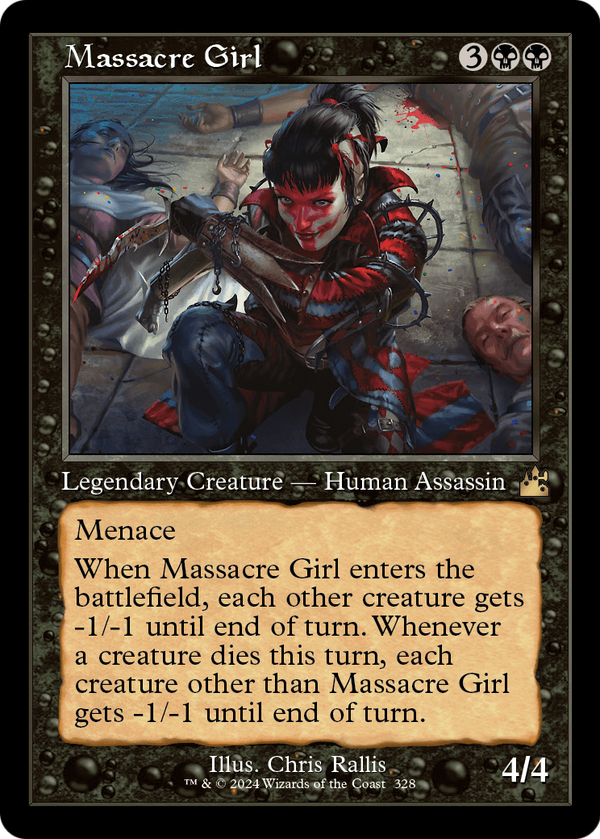 Massacre Girl (Retro Frame) (RVR-328) - Ravnica Remastered