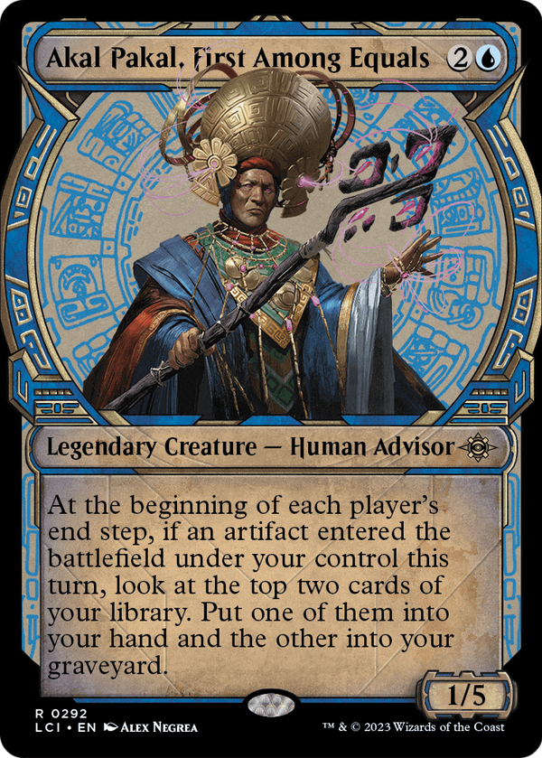 Akal Pakal, First Among Equals (Showcase) (LCI-292) - The Lost Caverns of Ixalan: (Showcase)