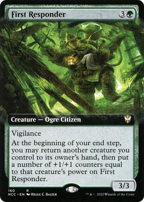First Responder (Extended Art) (NCC-160) - New Capenna Commander: (Extended Art)