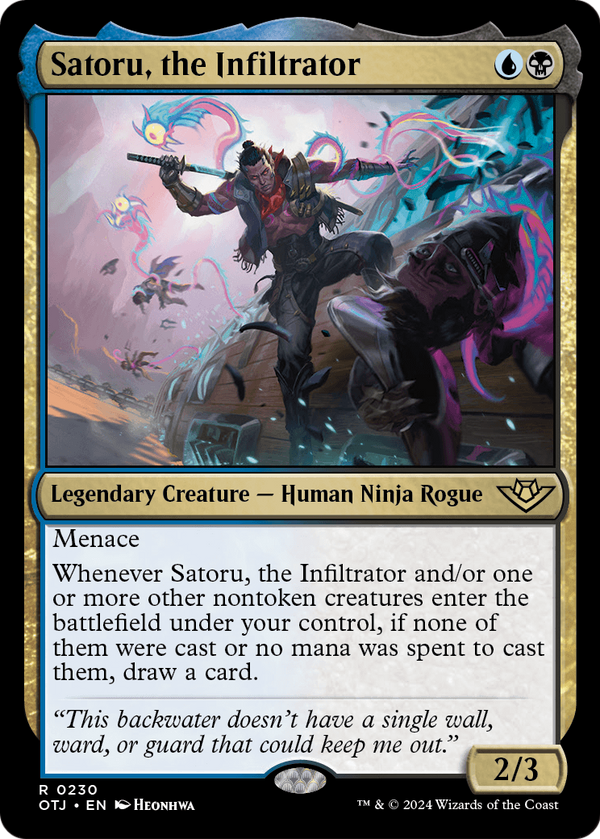 Satoru, the Infiltrator (OTJ-230) - Outlaws of Thunder Junction