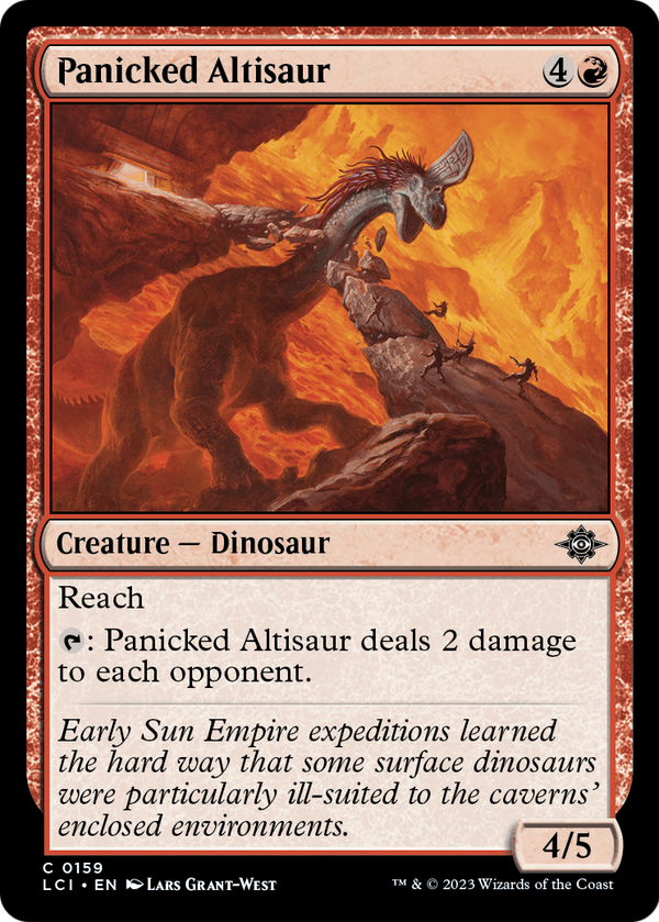 Panicked Altisaur (LCI-159) - The Lost Caverns of Ixalan Foil
