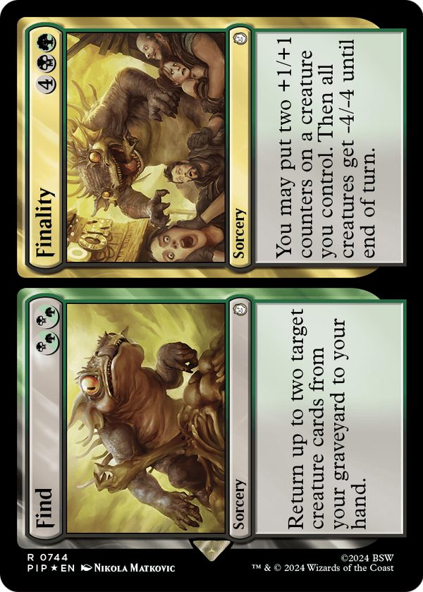 Find // Finality (Surge Foil) (PIP-744) - Fallout Foil