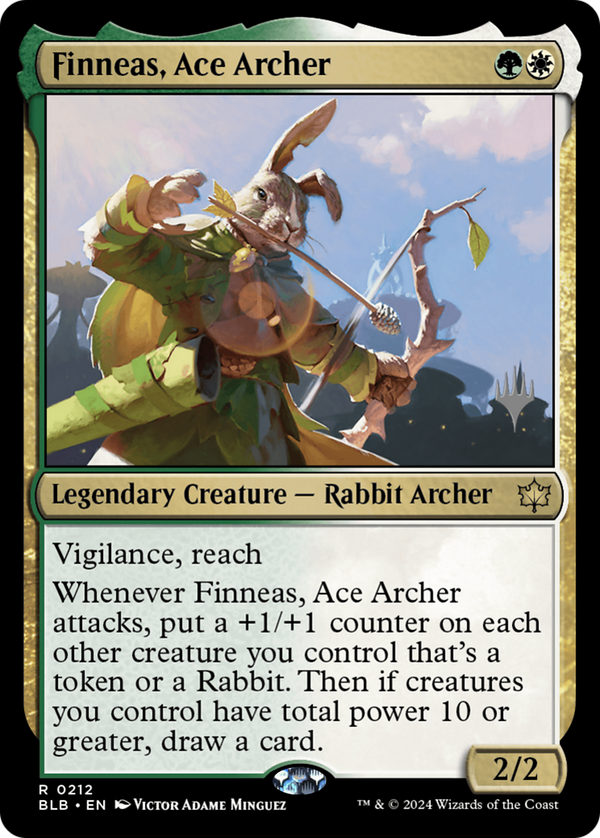 Finneas, Ace Archer (PPBLB-212) - Bloomburrow Promos