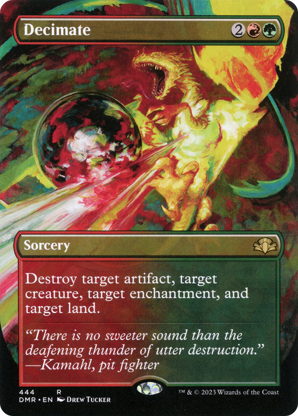 Decimate (Borderless) (DMR-444) - Dominaria Remastered