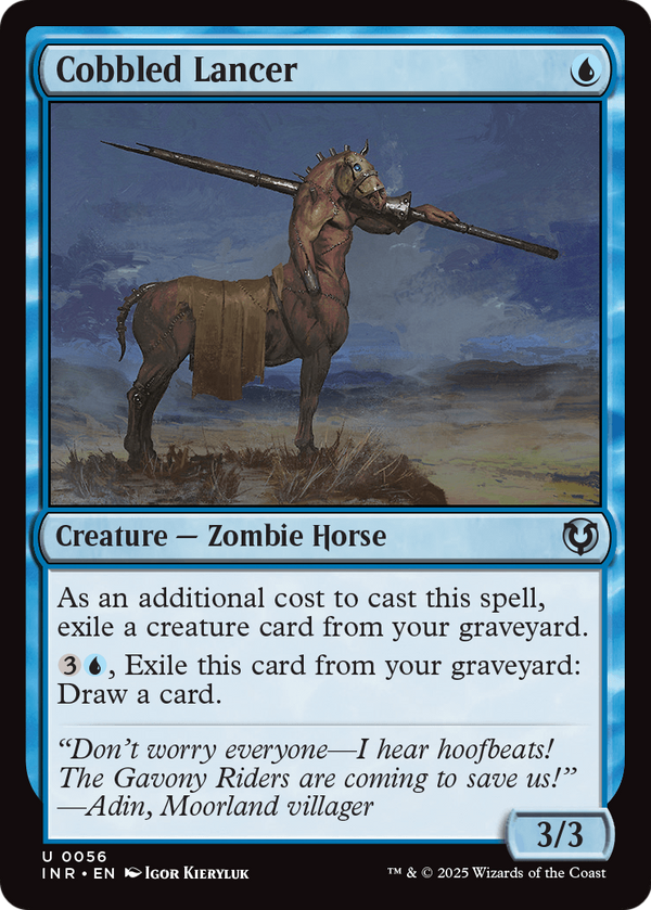 Cobbled Lancer (INR-056) - Innistrad Remastered Foil