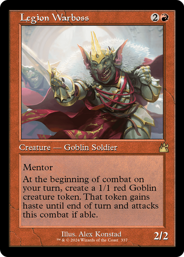Legion Warboss (Retro Frame) (RVR-337) - Ravnica Remastered
