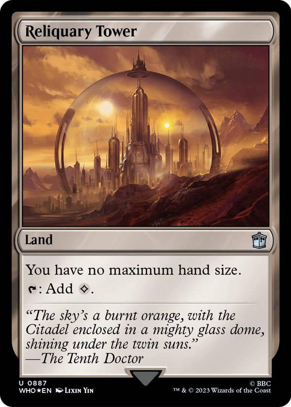 Reliquary Tower (Surge Foil) (WHO-887) - Doctor Who Foil