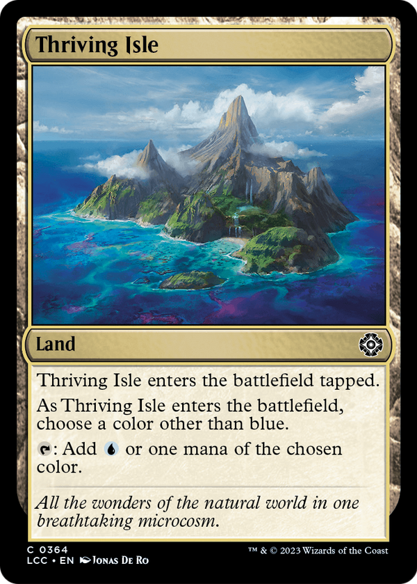 Thriving Isle (LCC-364) - The Lost Caverns of Ixalan Commander
