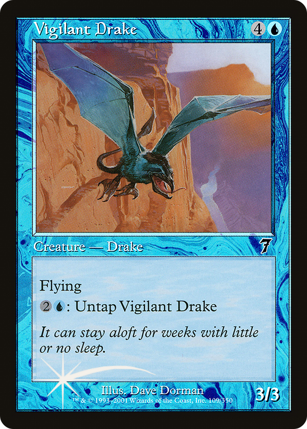 Vigilant Drake (7ED-109★) - 7th Edition Foil