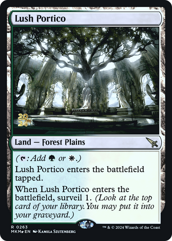 Lush Portico (PRE-263) - Murders at Karlov Manor Promos Foil