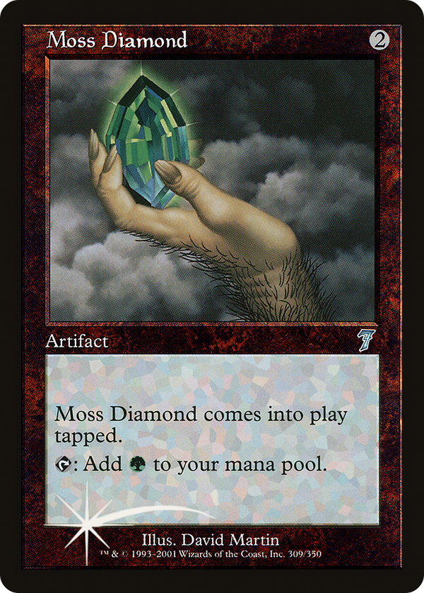 Moss Diamond (7ED-309★) - 7th Edition