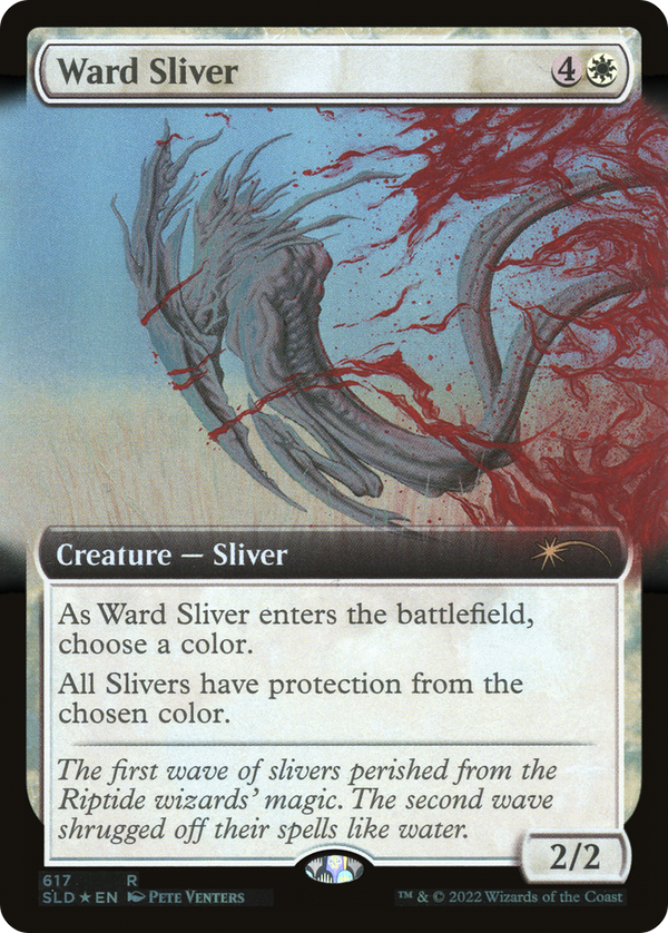 Ward Sliver (Extended Art) (SLD-617) - Secret Lair Drop: (Extended Art) Foil