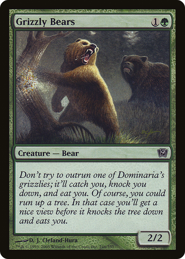 Grizzly Bears (9ED-246) - 9th Edition Foil
