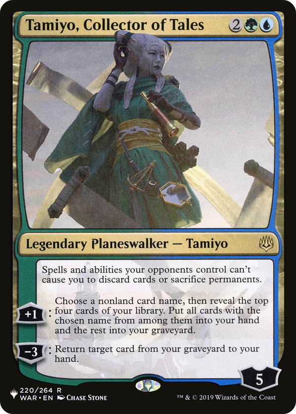 Tamiyo, Collector of Tales (LIST-WAR-220) - The List