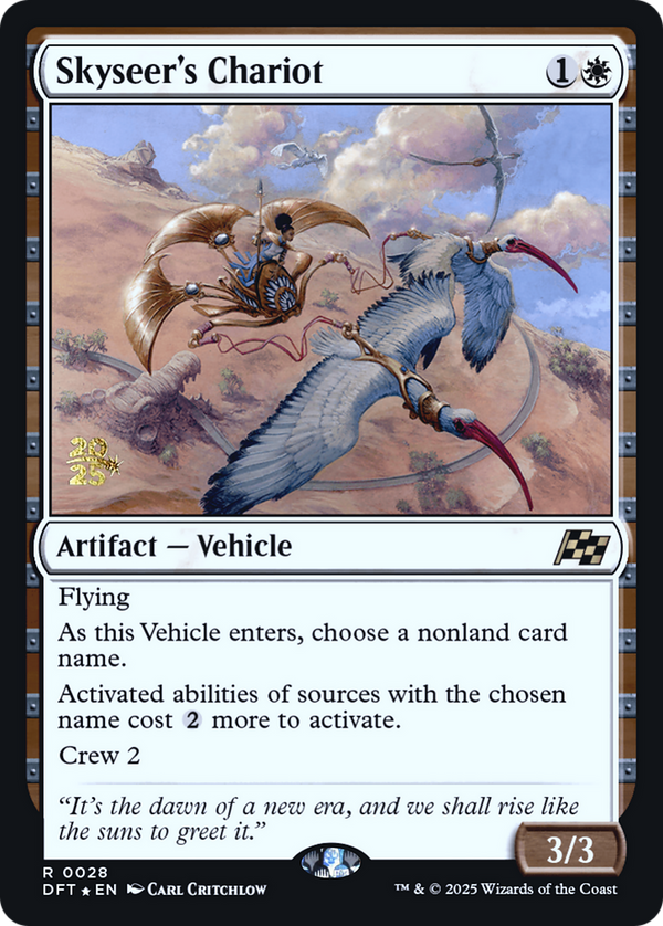 Skyseer's Chariot (PRE-028) - Prerelease Cards Foil