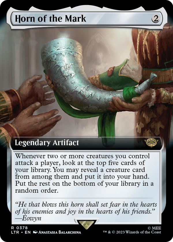 Horn of the Mark (Extended Art) (LTR-378) - The Lord of the Rings: Tales of Middle-earth: (Extended Art) Foil