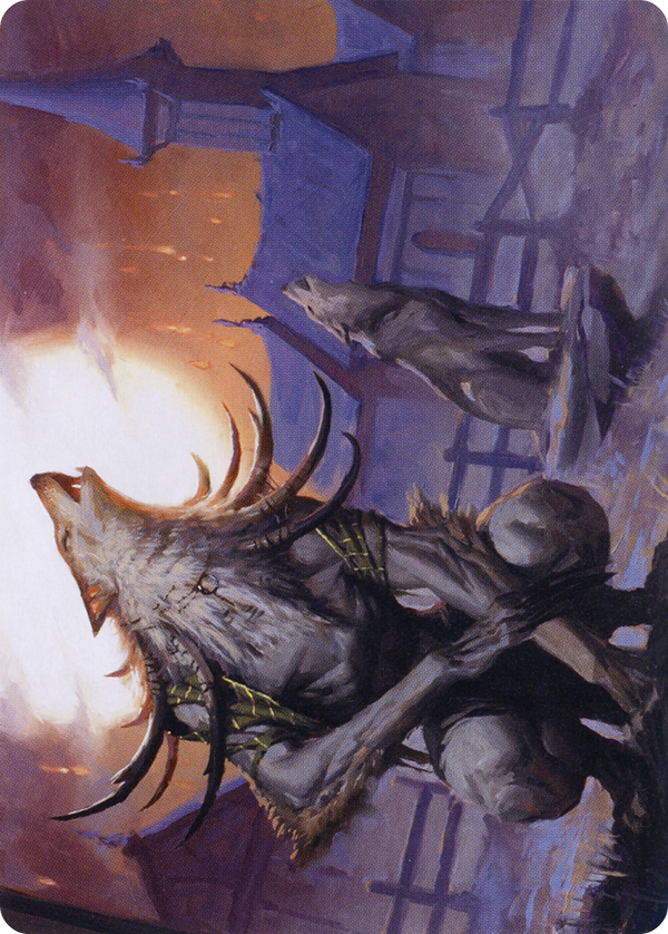 Lord of the Ulvenwald // Lord of the Ulvenwald (AMID-064) - Midnight Hunt Art Series (Borderless) Foil