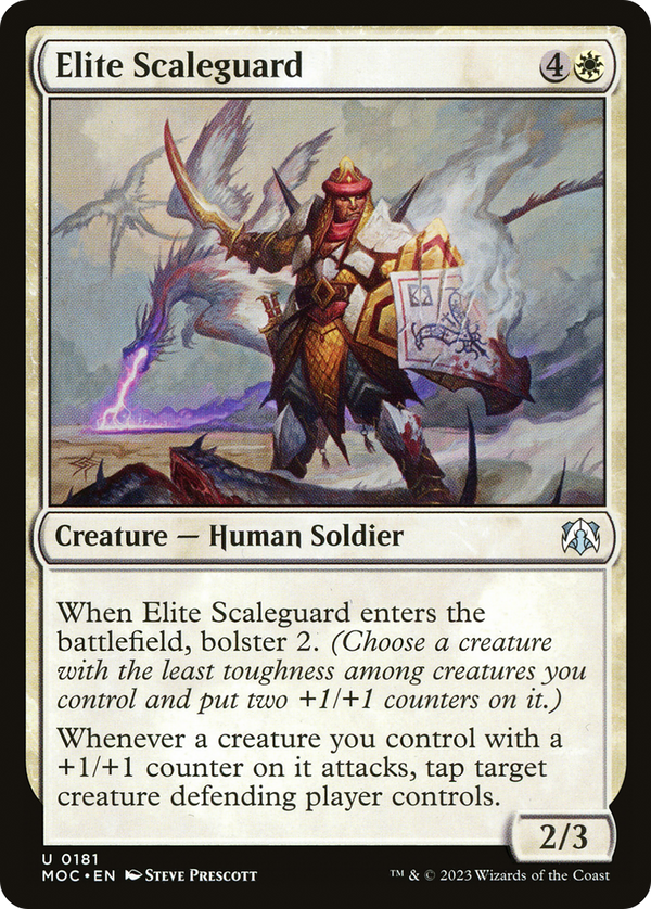 Elite Scaleguard (MOC-181) - March of the Machine Commander