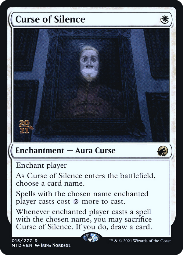 Curse of Silence (PRE-15S) - Innistrad: Midnight Hunt Promos Foil