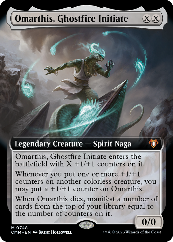 Omarthis, Ghostfire Initiate (Extended Art) (CMM-748) - Commander Masters: (Extended Art) Foil
