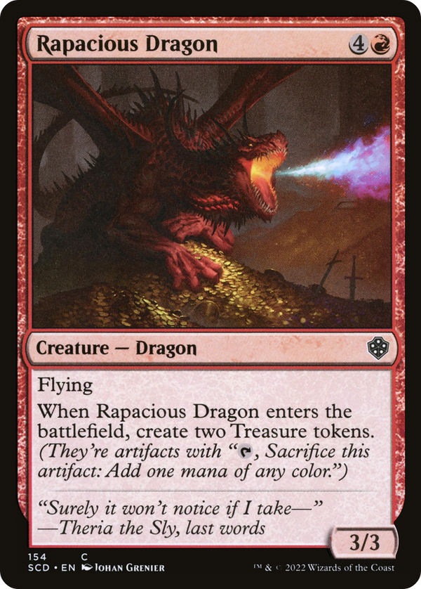 Rapacious Dragon (SCD-154) - Starter Commander Decks