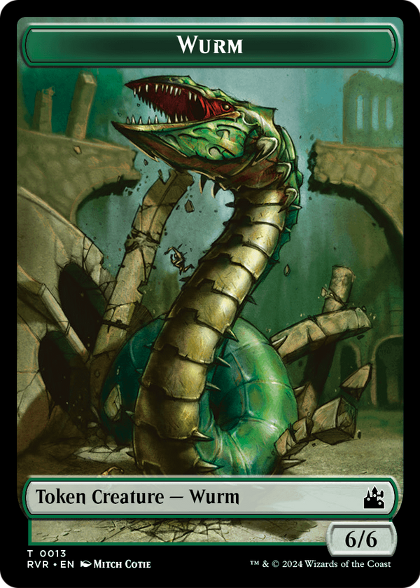 Wurm (TRVR-013) - Ravnica Remastered Tokens