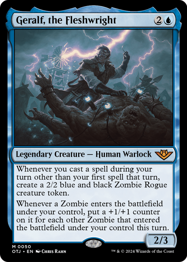 Geralf, the Fleshwright (OTJ-050) - Outlaws of Thunder Junction Foil