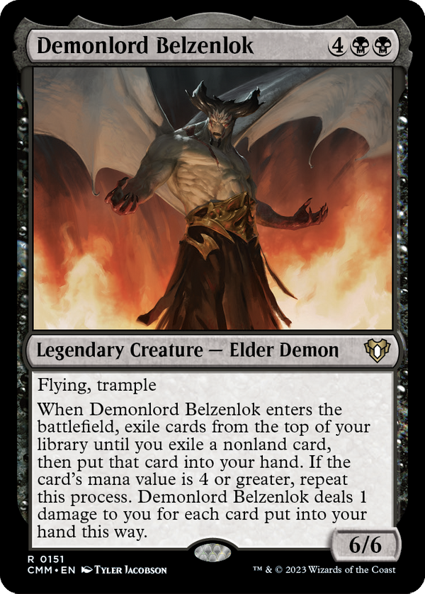 Demonlord Belzenlok (CMM-151) - Commander Masters