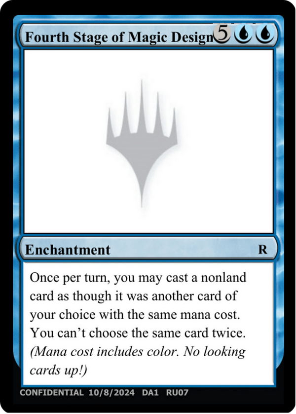 Fourth Stage of Magic Design (UNK-RU07B) - Unknown Event