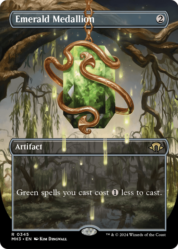 Emerald Medallion (Borderless) (MH3-345) - Modern Horizons 3 Foil