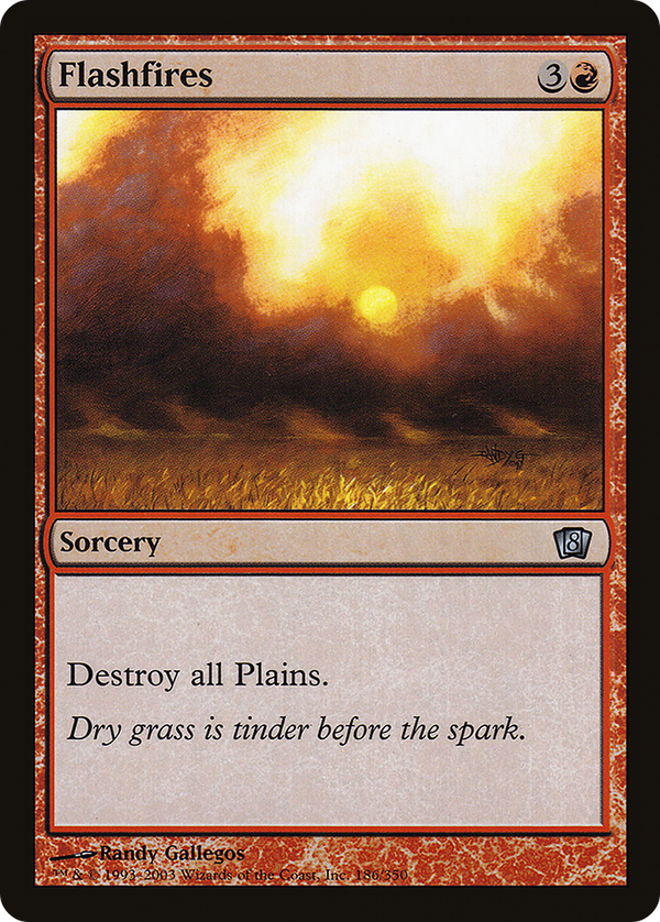 Flashfires (8ED-186) - 8th Edition Foil