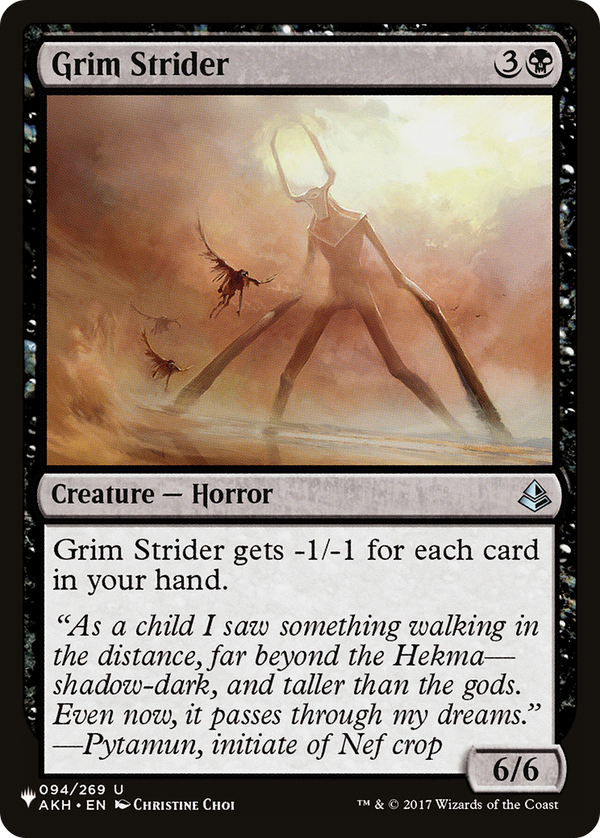 Grim Strider (LIST-AKH-94) - The List