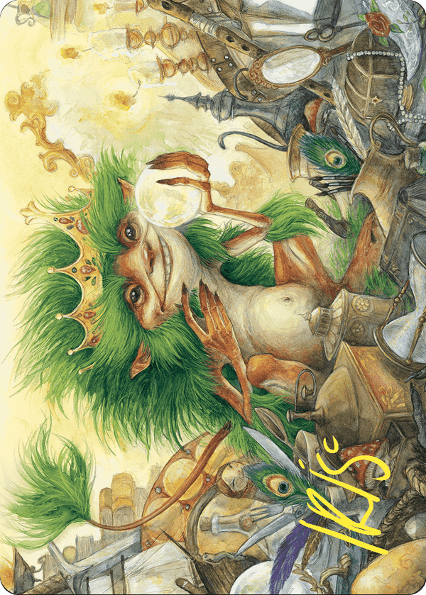 Knickknack Ouphe // Knickknack Ouphe (AWOE-050) - Wilds of Eldraine Art Series (Borderless) Foil