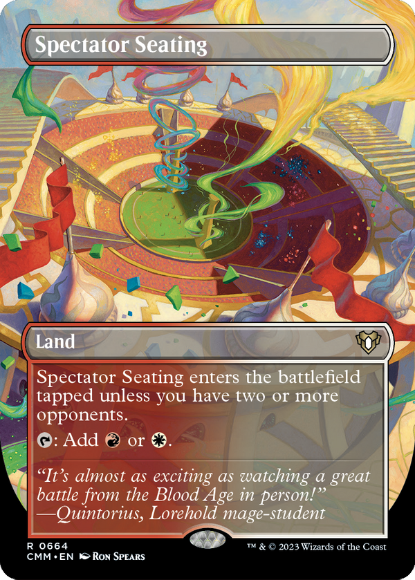Spectator Seating (Borderless) (CMM-664) - Commander Masters