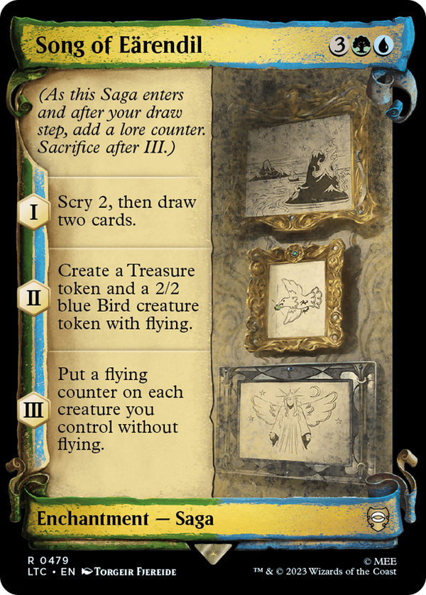 Song of Earendil (Showcase Scrolls) (LTC-479) - Tales of Middle-earth Commander: (Showcase)