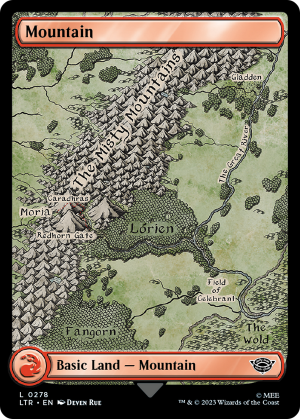Mountain (0278) (LTR-278) - The Lord of the Rings: Tales of Middle-earth