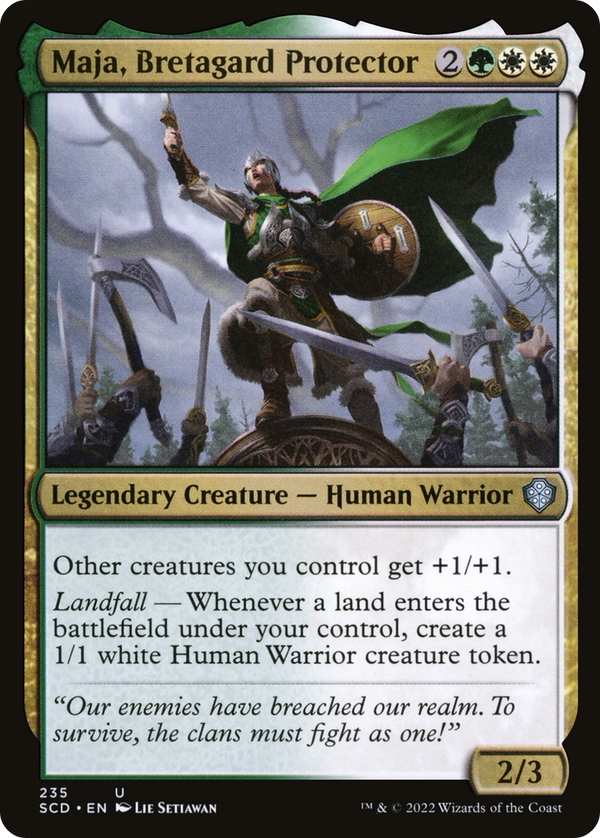 Maja, Bretagard Protector (SCD-235) - Starter Commander Decks