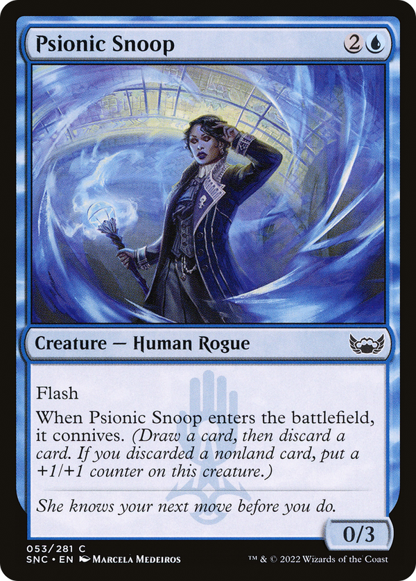 Psionic Snoop (SNC-053) - Streets of New Capenna Foil