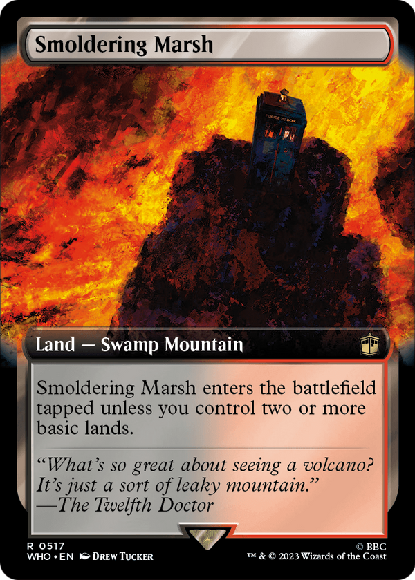 Smoldering Marsh (Extended Art) (WHO-517) - Doctor Who: (Extended Art)