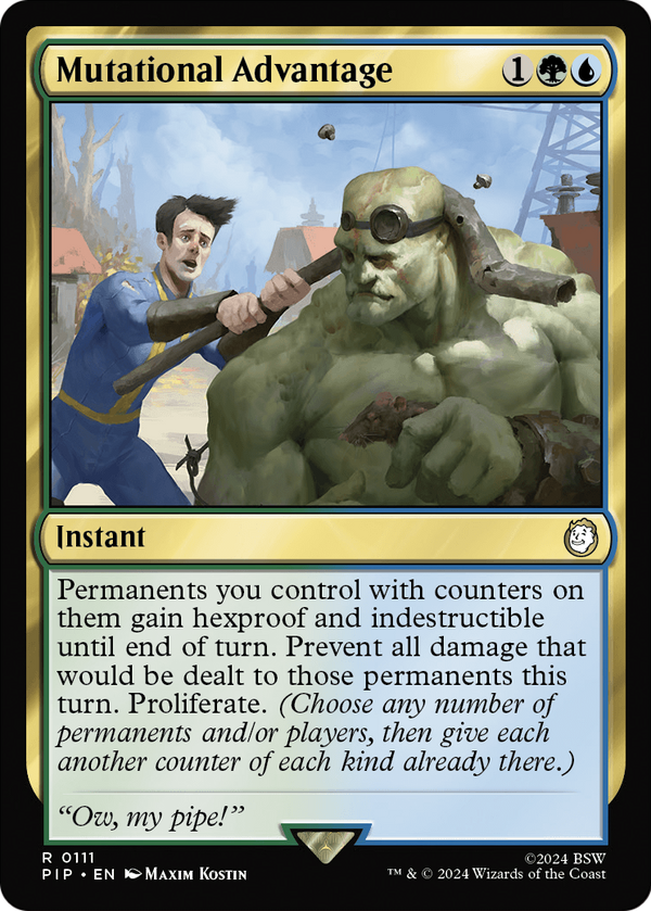 Mutational Advantage (PIP-111) - Fallout Foil
