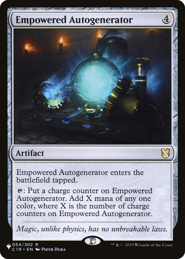 Empowered Autogenerator (LIST-C19-54) - The List