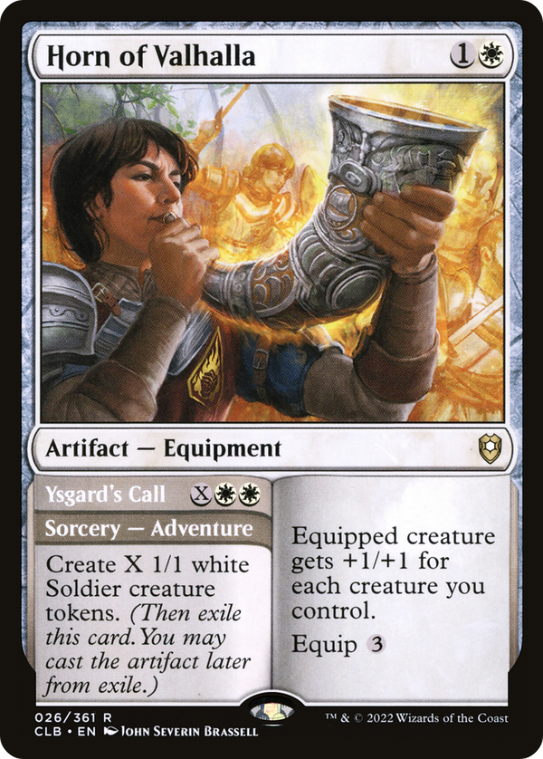 Horn of Valhalla (CLB-026) - Commander Legends: Battle for Baldur's Gate