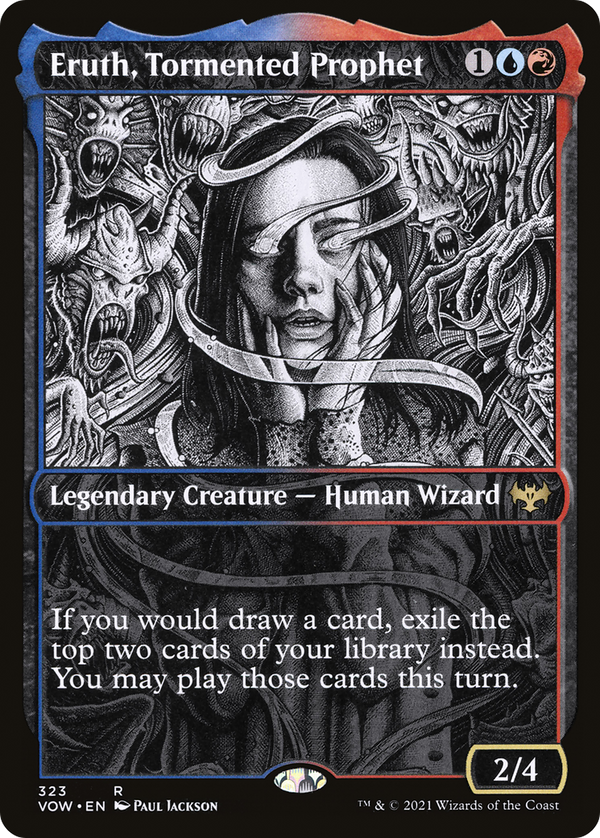 Eruth, Tormented Prophet (Showcase) (VOW-323) - Innistrad: Crimson Vow: (Showcase) Foil