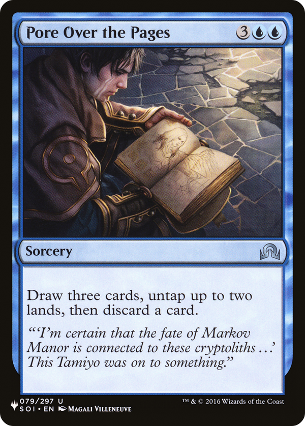 Pore Over the Pages (LIST-SOI-79) - The List