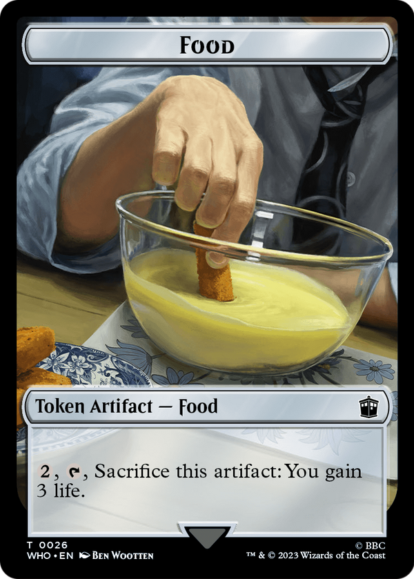 Food (TWHO-026) - Doctor Who Tokens Foil